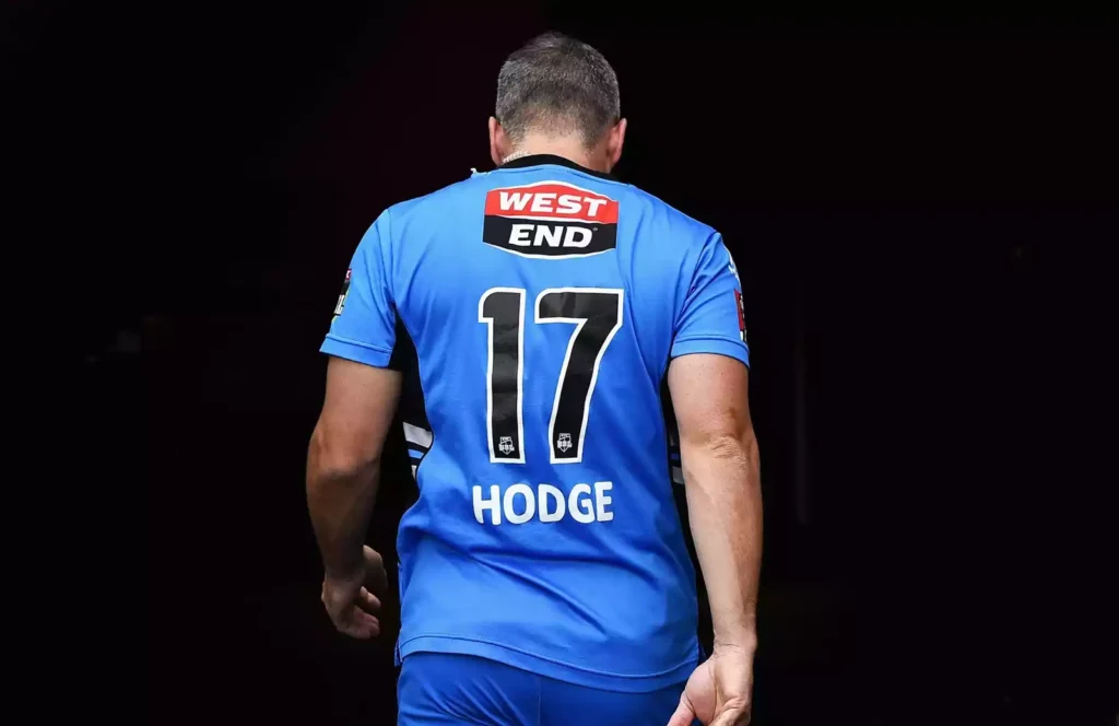 Brad Hodge Jersey Number with Photo