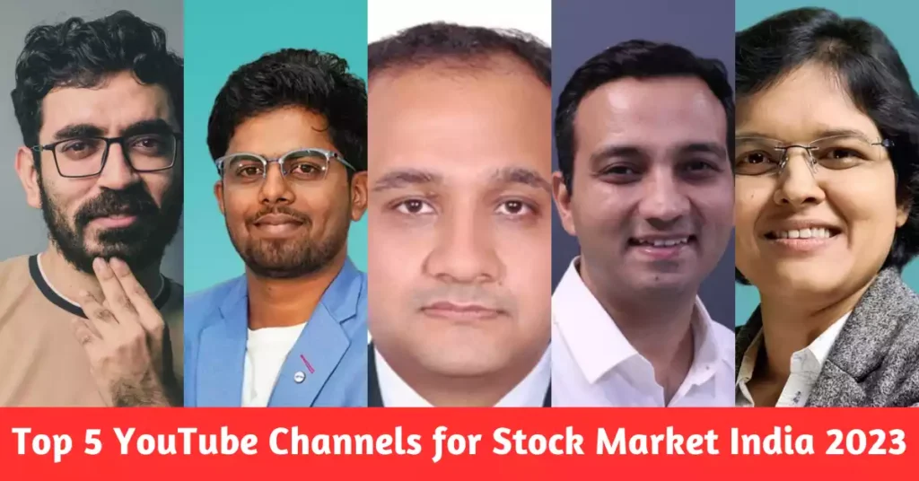 Top 5 YouTube Channels for Stock Market India